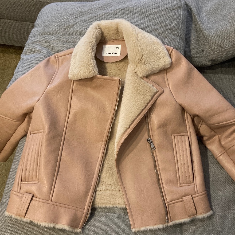 Fur lined winter jacket